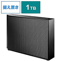 【中古】 I-O DATA USB3.1 Gen1 (USB 3.0) /2.0 外付けハードディスク 1.0TB (ブラック) HDCZ-UT1KC