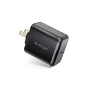【未使用】【中古】 エレコム USB コンセント 充電器 18W ( USB PD対応 ) Type-C×1 折畳式プラグ PSE適合 ブラック MPA-ACC...