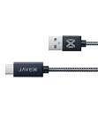 【中古-非常に良い】 JAVEX 強化型USBケーブル (Kevlar Fiber-Inside) Type C - A 1.8M (6FT) ブラック