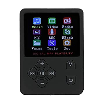 【未使用】【中古】 YOUTHINK mp3プレーヤー 音楽プレーヤー sdカード対応 小型 最大6時間連続再生 FMラジオ機能 最大32GBまで拡張可能 ブラック