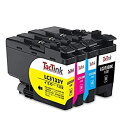 【中古-非常に良い】 TacTink LC3133-4PK 顔料 Brother ブラザー LC3133 互換 インク カートリッジ 大容量 LC3133BK ...