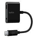 yÁz Belkin USB-C 3.5mmCzWbN fAA_v^[ Andoroid X}[gtH Galaxy S10 Xperia 5 Pixel 3 Ή CzE[d F