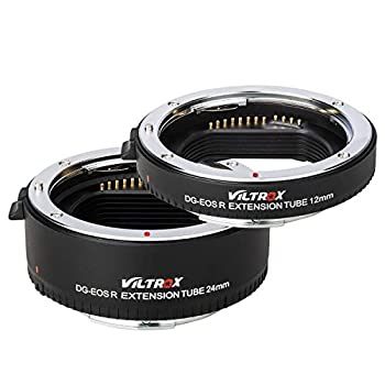 【中古】 VILTROX DG-EOS R 接写リング AF キャノン Canon EOS Rマウント ミラーレス一眼カメラ専用 フルサイズ対応 エクステンションチューブ 12mm 24mm