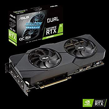 【中古】 ASUS NVIDIA RTX 2070 SUPER デュアルファンモデル 8G DUAL-RTX2070S-O8G-EVO