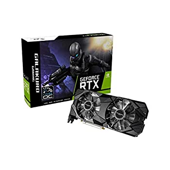 【未使用】【中古】 玄人志向 NVIDIA GeForce RTX 2070 SUPER グラフィックボード 8GB デュアルファン GALAKURO GAMINGシリーズ GG-RTX2070SP-E8GB/DF