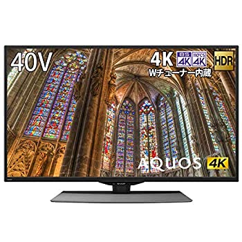 楽天ムジカ＆フェリーチェ楽天市場店【中古】 シャープ 40V型 4K チューナー内蔵 液晶 テレビ AQUOS Android TV HDR対応 4T-C40BJ1