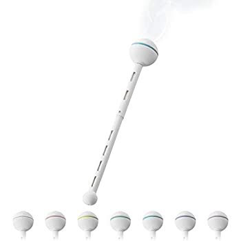 【未使用】【中古】 エレコム 加湿器 超音波式 USB給電 ペットボトルやコップに入れて使える コンパクトなスティックタイプ 長さ2段階調節 7色LED