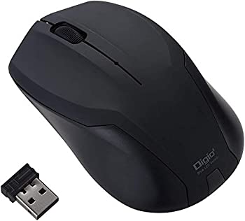 【中古-非常に良い】 ナカバヤシ Digio2 マウス 無線 静音 3ボタン BlueLED ブラック Z8306