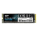 【中古】 シリコンパワー SSD 512GB 3D TLC NAND M.2 2280 PCIe3.0×4 NVMe1.3 P34A60シリーズ SP512GB...