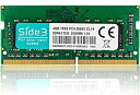 【中古-非常に良い】 Side3 ノートパソコン メモリ DDR4-2666 (PC4-21300) 4GB Micronチップ 増設