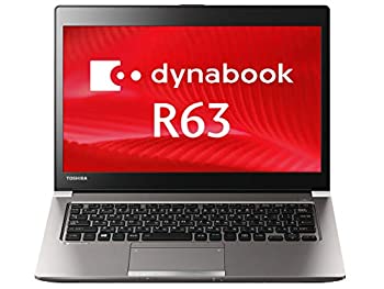 楽天ムジカ＆フェリーチェ楽天市場店【中古】 東芝 dynabook R63 B ノートパソコン Core i5 6300U 2.4GHz メモリ8GB SSD256GB 13インチ Windows10 Professional 64bit PR63BBAAD4CAD