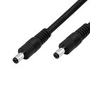【中古】 CERRXIAN dc電源ケーブル 5.5x2.1mm プラグ オス-オス プラグ電源供給ケーブル DVR CCTVカメラ用 長さ1m 2個セット (...