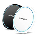 【中古】 2台セット NANAMI ワイヤレス充電器 Qi急速 置くだけ充電器 iPhone 13 Pro Pro Max Mini 12 Pro Mini S...