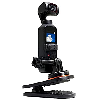 【中古】 MAXCAM スイベルバックパッククリップマウントDJI Pocket 2 1 と互換性があります