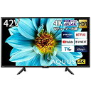 yÁz V[v 42V^ t er AQUOS 4T-C42DJ1 4K `[i[ Android TV (2021Nf) ubN