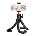 【中古】 Neewer T30 電話三脚 スマホ 三脚 フレキシブル三脚 自撮り棒 ミニ三脚 くねくね三脚 ボールヘッド電話ホルダー コールドシューマウント付き...