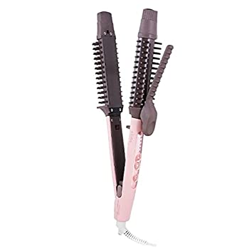 【未使用】【中古】テスコム マイナスイオン2WAYブラシヘアーアイロン(32mm径) elims me メルティピンク TB553A-P