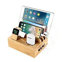 【中古-非常に良い】 Magnetic 充電ステーション マグネット式 木製