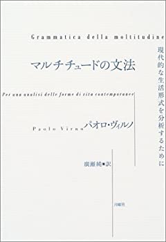 【中古】 マルチチュードの文法 現代的な生活形式を分析するために