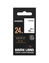 【未使用】【中古】 カシオ ラベルライター ネームランド 純正 テープ 24mm XR-24WE 白地に黒文字
