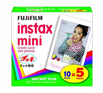 【未使用】【中古】 FUJIFILM 富士フイルム インスタントカラーフィルム instax mini 5パック INSTAX MINI K5