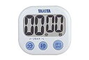 【中古-非常に良い】 タニタ キッチン タイマー マグネット付き 大画面 100分 ホワイト TD-384 WH でか見えタイマー 約76×82×23.2