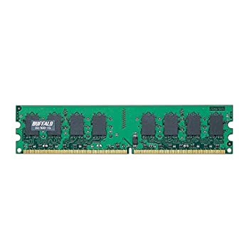 【未使用】【中古】 BUFFALO バッファロー D2/800-1G DDR2 SDRAM 800M 240pin DIMM