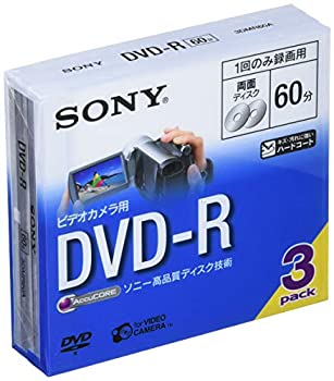 【未使用】【中古】 SONY ビデオカメラ用DVD-R 8cm 3枚パック 3DMR60A