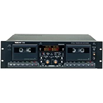 【中古】 TASCAM ダブルカセットデッキ 完全独立オートリバース ドルビーB C CPS 322