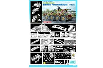 【中古】 プラッツ 1/35 第二次世界大戦 ドイツ軍 Sd.Kfz.234/3シュツンメル プラモデル 6257