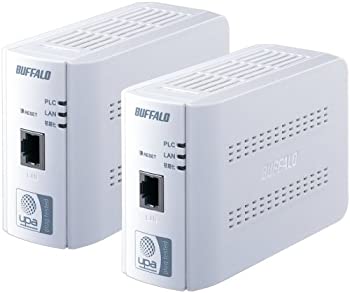 【中古】 BUFFALO バッファロー UPA方式 PLCアダプタ セットモデル PL-UPA-L1 S