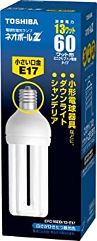 【未使用】【中古】 TOSHIBA ネオボールZ D形 60Wタイプ 口金直径17mm 昼光色 EFD15ED/13-E17