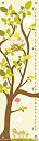 【中古】【輸入品・未使用】Oopsy Daisy in The Branches Cream Finny and Zook Growth Charts%カンマ% Pastel Yellow%カンマ% 12 x 42 by Oopsy Daisy