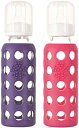 【中古】【輸入品・未使用】Lifefactory Baby Bundle - Bottle Set - Raspberry/Royal Purple - 9 oz - 2 pk by Lifefactory