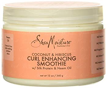 【中古】【輸入品・未使用】Shea Moisture Coconut & Hibiscus Curl Hold Smoothie - 12 OZ.