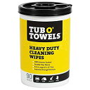 【中古】【輸入品・未使用】Tub Oタオルheavy-duty multi-surface Fresh Scent Cleaning Wipesラノリンwith、ビタミンE、とアロエ 90 Towel Canister TW90 1(2)