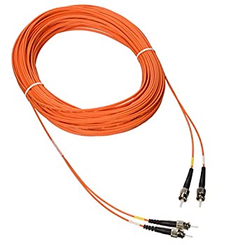 【中古】【輸入品・未使用】Tripp Lite Multimode Fiber Optics 30-m (100-ft.) Duplex MMF 62.5/125 Patch Cable%カンマ% ST/ST