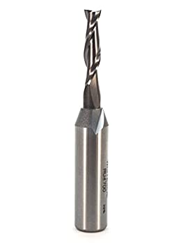 Whiteside Router Bits RU4700 Standard Spiral Bit with Up Cut Solid Carbide 1/4-Inch Cutting Diameter and 1-Inch Cutting Length by White