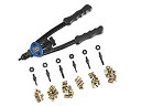 【中古】【輸入品・未使用】Astro Pneumatic Tool 1442 33cm Hand Rivet Nut Setter Kit - Metric & SAE W/60pc Rivnuts(2)