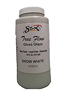 yÁzyAiEgpzSax Lead-Free Non-Toxic Gloss True Flow Glaze - 1 Pt. - Snow White