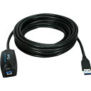 【中古】【輸入品・未使用】QVS 16フィートUSB 3.0アクティブ延長ケーブル(USB3-RPTR)