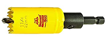 【中古】【輸入品・未使用】Starrett ADCH0114 Professional HSS Bi-Metal Dual Pitched Hole Saw with Arbor%カンマ% 1-1/4%カンマ% 32 mm Diameter by Starrett