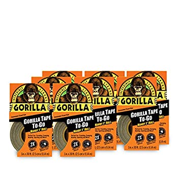 【中古】【輸入品・未使用】Gorilla 携帯ダクトテープ 8 Pack ブラック 6100101-8 8