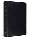 【中古】【輸入品・未使用】ESV Study Bible: English Standard Version%カンマ% Black Genuine Leather