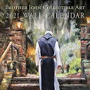 【中古】【輸入品・未使用】Brother John Collectible Art 2021 Wall Calendarの商品画像