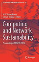 【中古】【輸入品・未使用】Computing and Network Sustainability: Proceedings of IRSCNS 2016 (Lecture Notes in Networks and Systems%カンマ% 12)