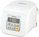 【中古-非常に良い】パナソニック 3合 炊飯器 マイコン式 ホワイト SR-ML051-W