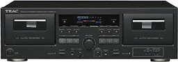 【中古】TEAC カセットデッキ ダブルオートリバース ブラック W-890R-B