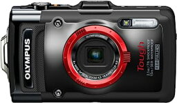 【中古】OLYMPUS デジタルカメラ STYLUS TG-2 1200万画素CMOS 15m防水 100kgf耐荷重 ブラック TG-2 BLK