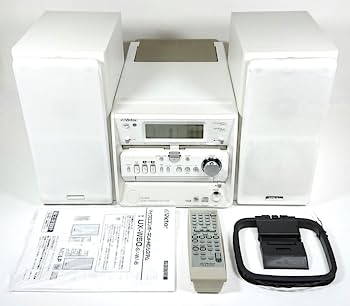 【中古】Victor ビクター JVC CA-UXW50-W マイクロコンポーネントMDシステム CD/ダブルMDコンポ 本体UX-W50とスピーカーSP-UXW50-Wのセット 